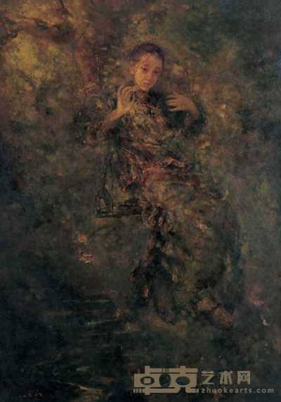 胡俊涤 1999年作 《晚风》 168×120cm
